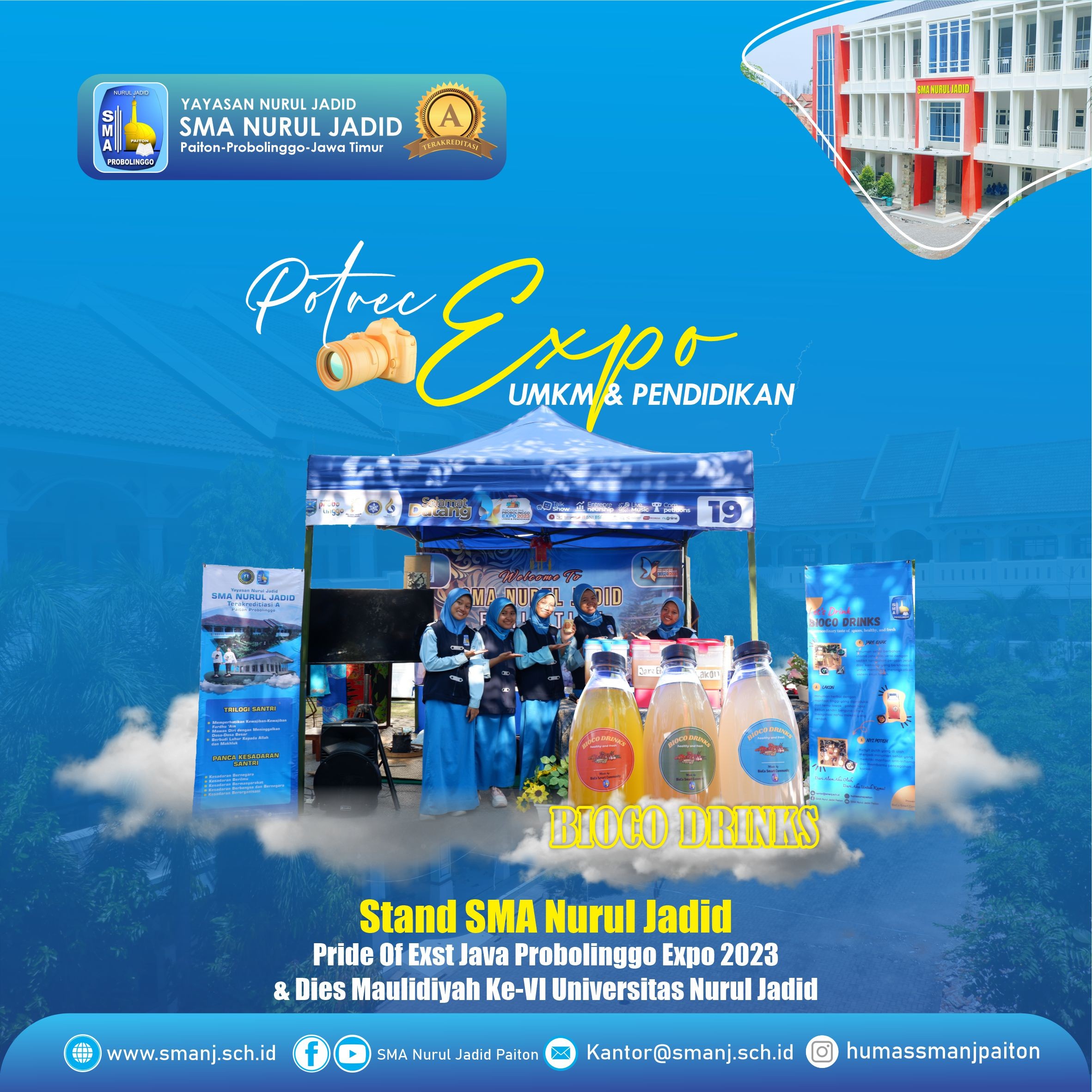 MERIAHKAN PRIDE OF EAST JAVA DAN DIES MAULIDIYAH KE-VI UNIVERSITAS NURUL JADID, SMA NURUL JADID GELA