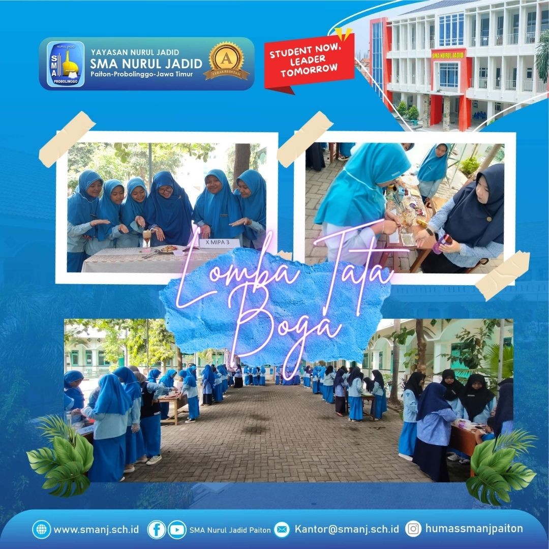 Mempererat Hubungan Guru dan Siswa, SMA Nurul Jadid Menggelar Lomba Tata Boga