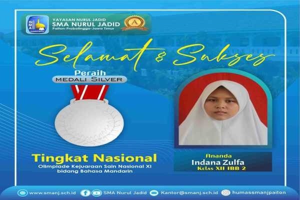 Alhamdulillah Raih Medali Silver Tingakt Nasional