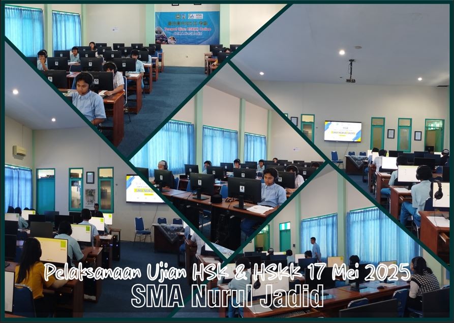 Ujian HSK dan HSKK di SMA Nurul Jadid