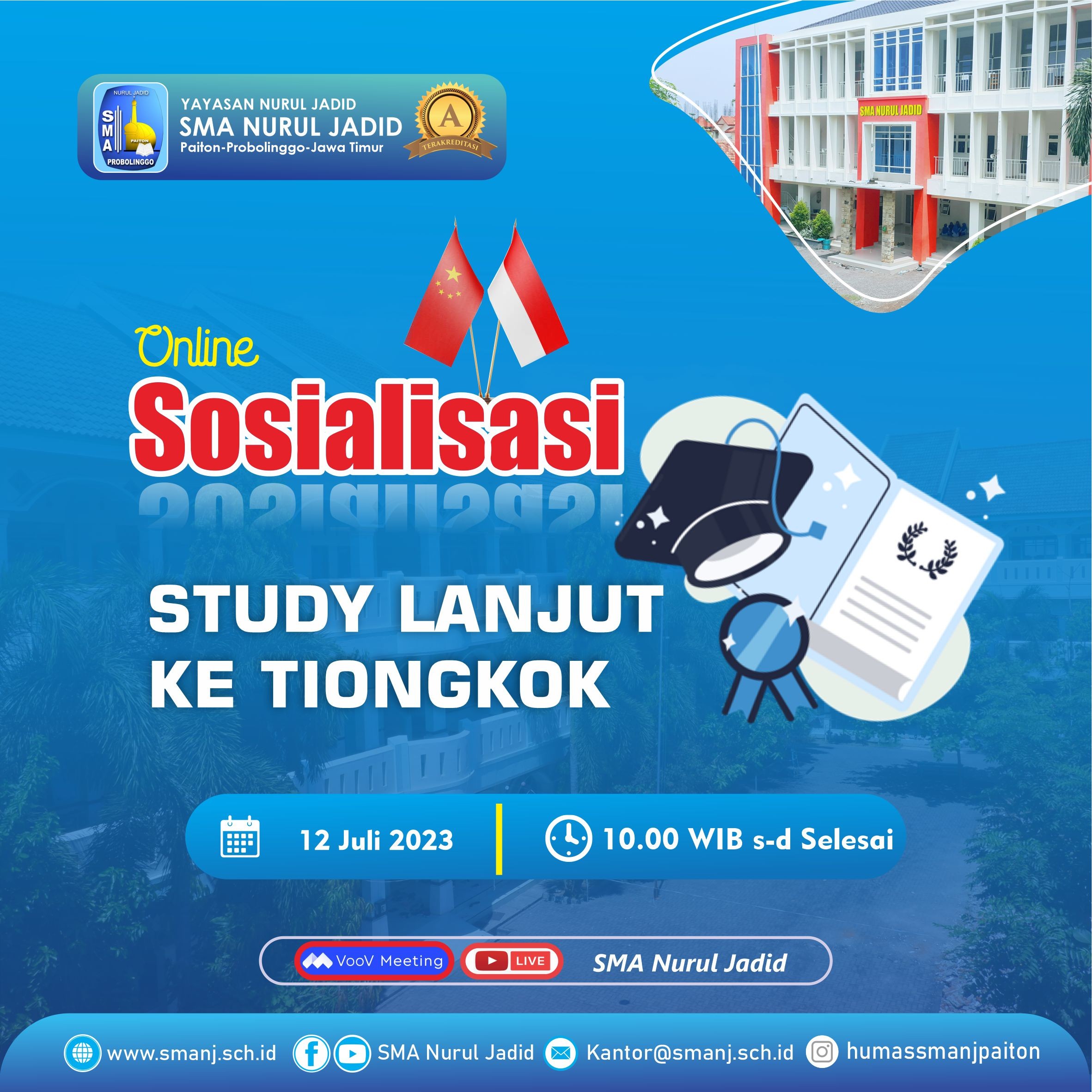 Sosialisasi Study Lanjut ke Tiongkok