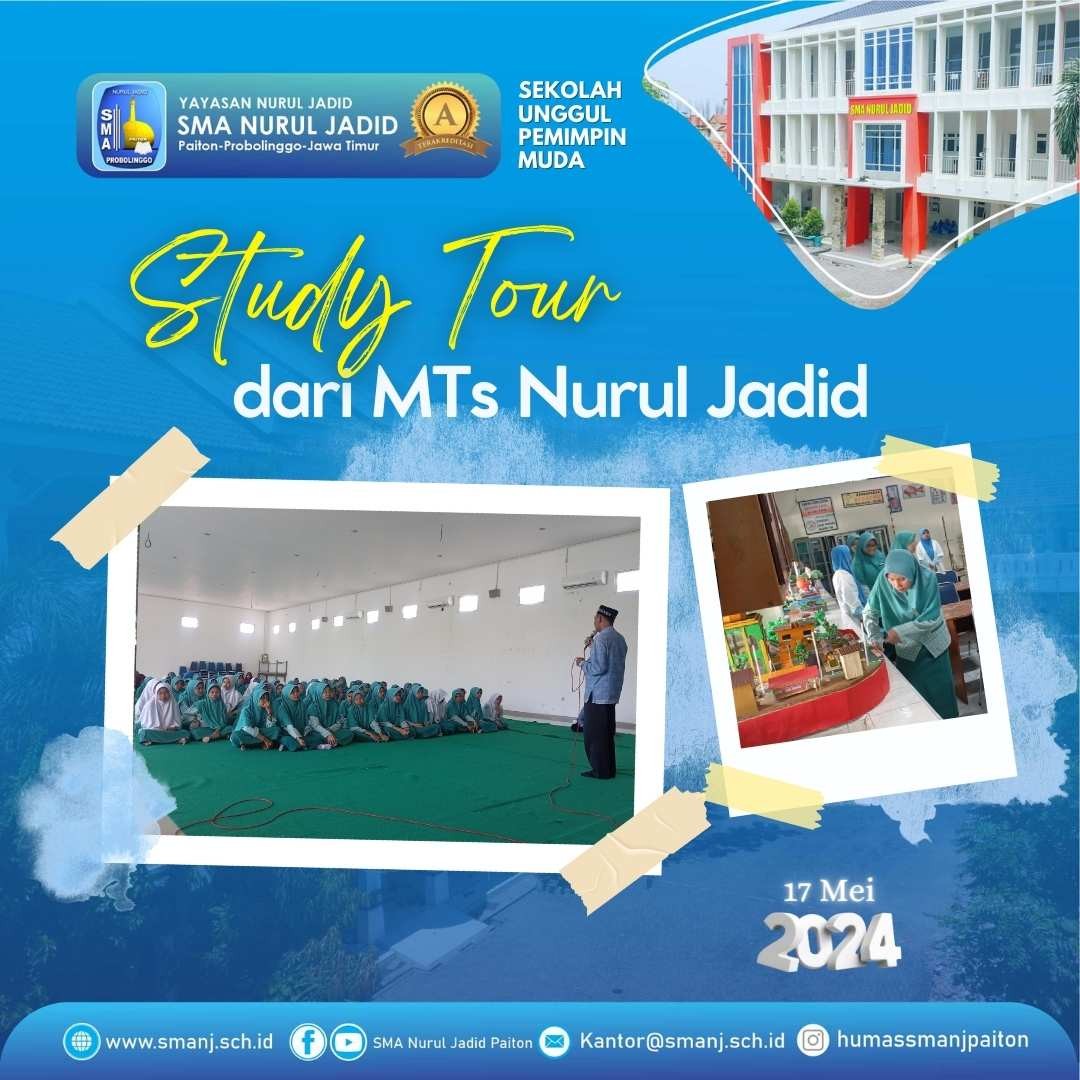 Siswa MTs Nurul Jadid Berkunjung ke SMA Nurul Jadid: Meningkatkan Pengetahuan dan Motivasi Belajar