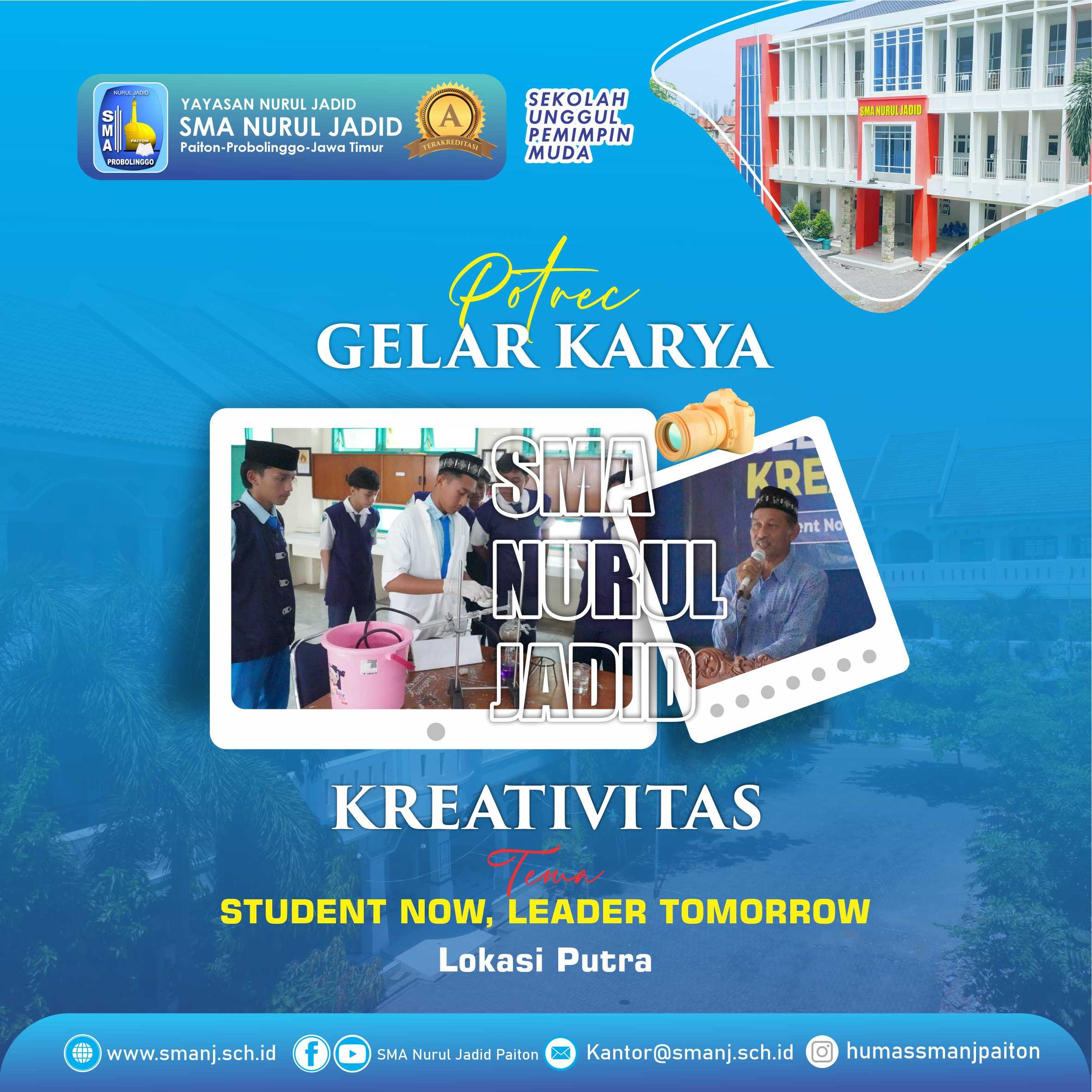 SMA NURUL JADID MENGHADIRKAN LAB TOUR DAN STAND EXPO PENDIDIKAN