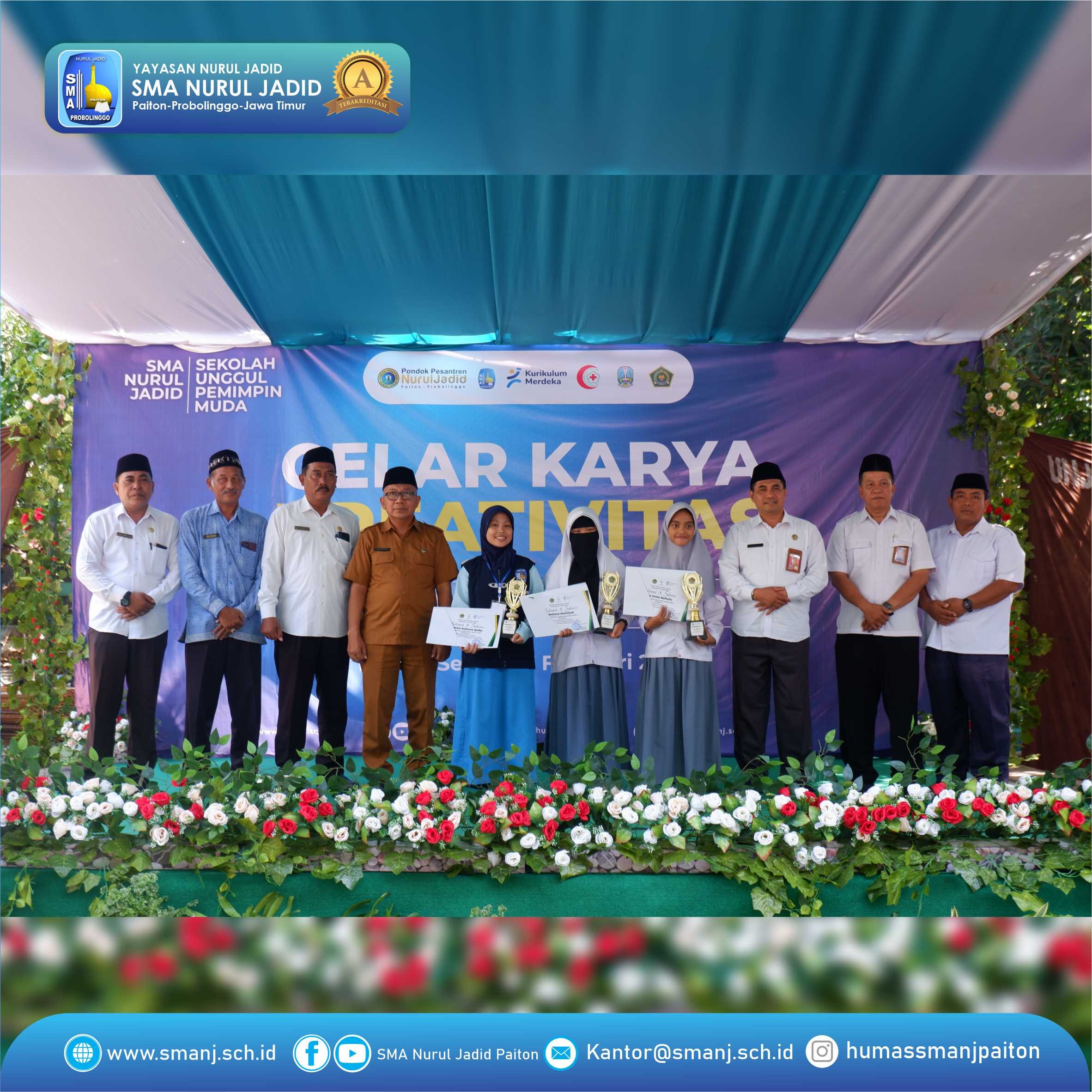 KEMERIAHAN GELAR KARYA KREATIVITAS SISWA SMA NURUL JADID